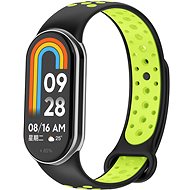 Eternico Sporty for Xiaomi Smart Band 8 / 9 / 10 solid black and yellow - Watch Strap