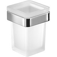 Gedy Samoa Wall-Mounted Toothbrush Holder, Silver A81013 - Toothbrush Holder