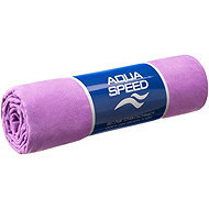 Aqua Speed Quick-drying microfiber towel Dry Flat 70 × 140 cm, purple - Towel
