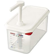 ARAVEN GN 1/4 Sauce Dispenser, Polypropylene, 4.3L - Dispensing Bottle
