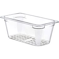 Araven Gastro container GN 1/3, polycarbonate, depth 130 mm, 4,6 l, perforated - Gastro Container