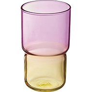 Arcoroc Candy Mix Drinking Glasses, Pink/Amber, 0.32L, 12pcs - Glass