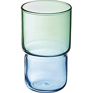 Arcoroc Candy Mix Drinking Glass, Green/Blue, 0.32L, 12pcs - Glass