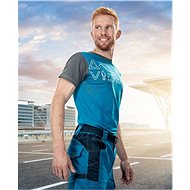 Ardon T-shirt VISION blue - Work T‑Shirt