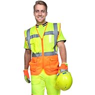 Ardon Mesh managerial vest SIGNAL yellow-orange size. L - Work Vest