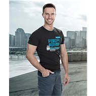 Ardon T-shirt 4TECH print PowerWork black - Work T‑Shirt