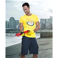 Ardon T-shirt 4TECH print Constructed yellow - Work T‑Shirt