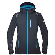 Ardon Jacket softsh. FLORET women's, black, turquoise zippers - Work Jacket