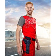 Ardon T-shirt VISION red size M - Work T‑Shirt