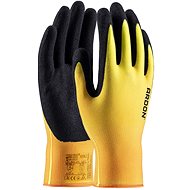 ARDON CREATRON Crochet gloves 08 / M, with sales label, black neon - Work Gloves