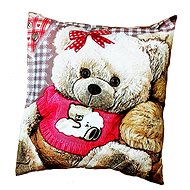 Ariatex Teddy bear 40 × 40 cm - Pillowcase