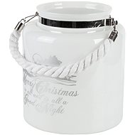 Armir Glass lantern large, white - Candlestick