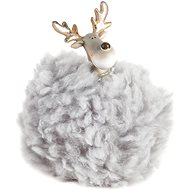 Armir Reindeer-husker, 15x15x20, grey/white/gold - Christmas Decoration