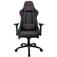 AROZZI VERONA Signature Soft Fabric Black with Red Logo - Gaming Chair