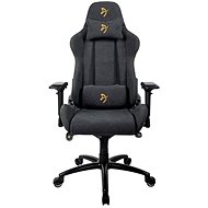 AROZZI VERONA Signature Soft Fabric Black with Gold Logo - Gaming Chair