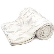 ARÔME HOME Microflannel blanket, Botany white - Blanket