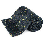 ARÔME HOME Microflannel blanket, Midnight black - Blanket