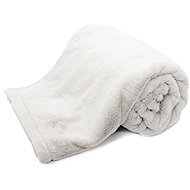 ARÔME HOME Luxury blanket with flannel lining, Softique light grey - Blanket