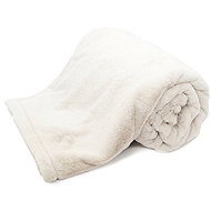 ARÔME HOME Luxury blanket with velvet lining, Essential white - Blanket