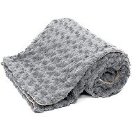 ARÔME HOME Luxury blanket with velvet lining, Spiral dark grey - Blanket