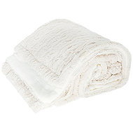 ARÔME HOME Luxury blanket with velvet lining, Harmony white - Blanket