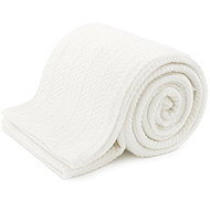 ARÔME HOME Luxury blanket with velvet lining, Infinity White - Blanket