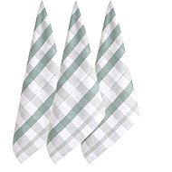 ARÔME HOME Kitchen towels Green plaid, medium, 3 pcs - Kitchen Towel