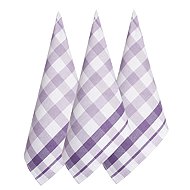 ARÔME HOME Kitchen towels Purple plaid, small, 3 pcs - Kitchen Towel