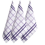 ARÔME HOME Kitchen towels Purple checkered, medium, 3 pcs - Kitchen Towel