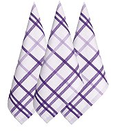 ARÔME HOME Kitchen towels Purple plaid, large, 3 pcs - Kitchen Towel