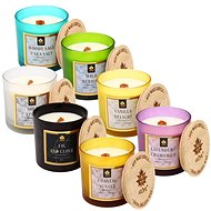 ARÔME Set svíček s dřevěným knotem, 7× - Gift Set