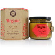 Song of India Organic Goodness Candle Desi Gulab Rose, 200g - Candle