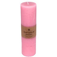 ARÔME Rustic candle 300 g, pink - Candle