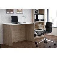 ARTENAT Wenge, 120 cm, Sonoma oak / white - Writing Desk
