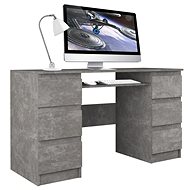 ARTENAT Cuba, 130 cm, dark concrete - Writing Desk