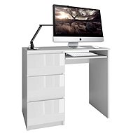ARTENAT Lima L, 98 cm, white gloss - Writing Desk