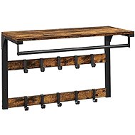 ARTENAT Hanger with shelf ROLAND, height 42 cm, brown - Coat Hanger