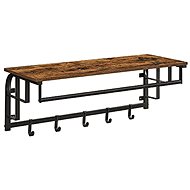 ARTENAT Hanger with shelf DANIEL, height 27 cm, brown - Coat Hanger