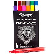 Artmagico acrylic marker with medium point (2 mm) 12 pcs - Markers