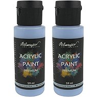 Artmagico Premium 59 ml, Light Grayish Blue, pack of 2 - Acrylic Paints