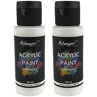 Artmagico Premium 59 ml, Titanium White, pack of 2 - Acrylic Paints