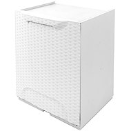 ArtPlast Rattan R34-1FRW, tipping basket, 34 × 29 × 47 cm, white - Storage Box