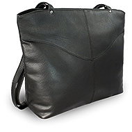 Arwel black leather shoulder bag Charlotie - Handbag