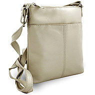 Arwel grey leather crossbody handbag Jenny - Handbag