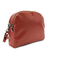 Arwel pink leather crossbody handbag Silárda - Handbag