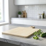 Bisetti Arya Cutting board with handle 240 × 200 mm, ash - Cutting Board
