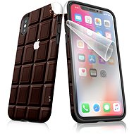 My Case "Chocolate" + Protective foil for APPLE iPhone XS - Protective Case by Alza