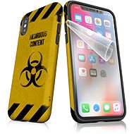 My Case "At Your Own Risk" + Protective foil for APPLE iPhone XS - Protective Case by Alza