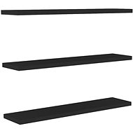 ASIRGROUP Wall shelf AMAURY - 3 pieces, anthracite - Shelf