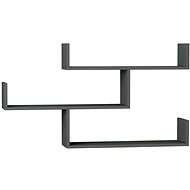 ASIRGROUP Wall shelf DANICA, anthracite - Shelf